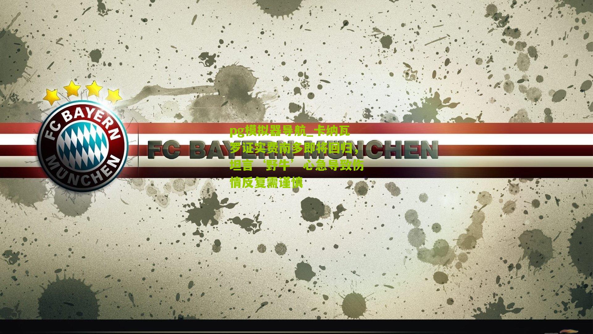 卡纳瓦罗证实费南多即将回归，坦言‘野牛’心急导致伤情反复需谨慎